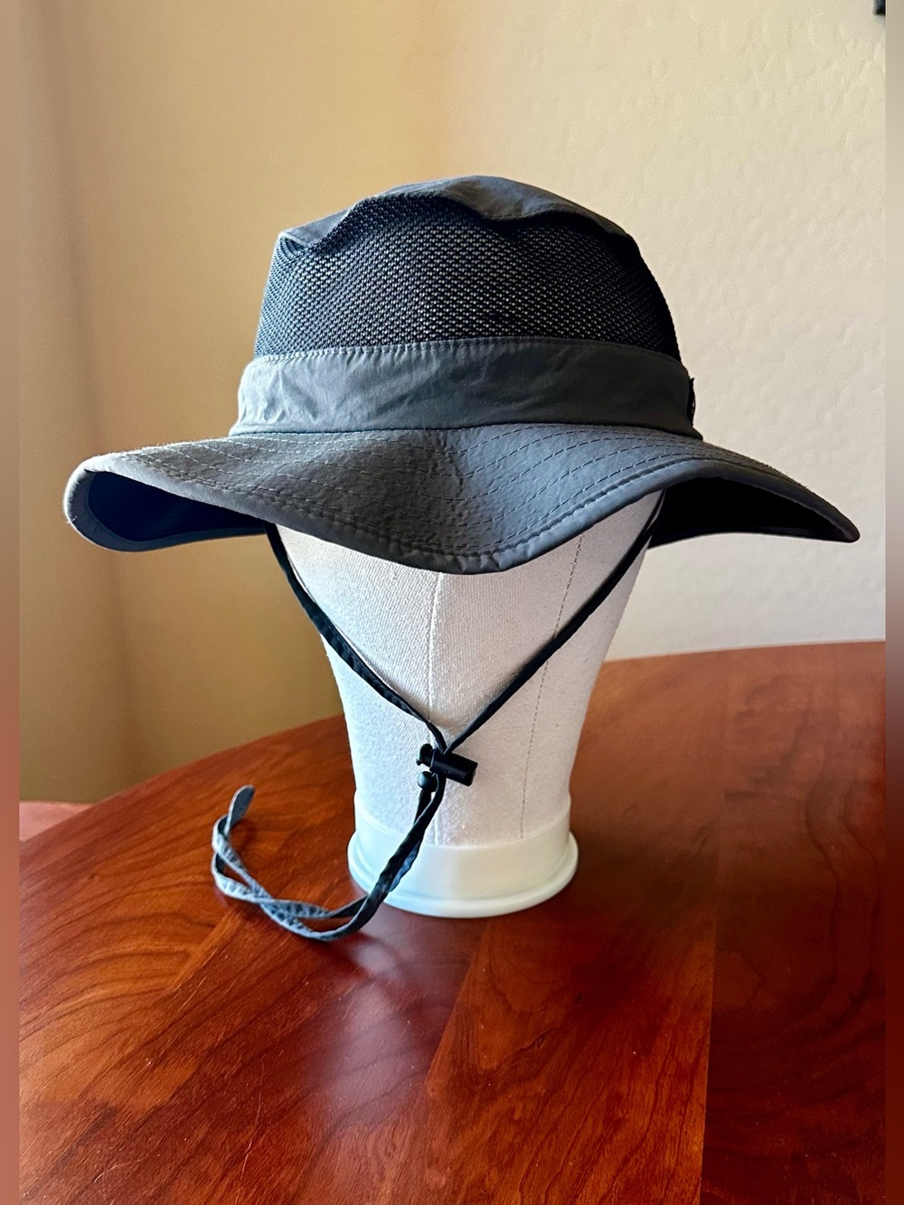 DPC Authentic Handmade Headware Dark Charcoal Gray. XL Chin strap CLEAN